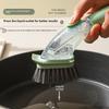 Long handle Sisal Kitchen Pot Cleaning Brush, Plastic, Non scratch