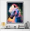 Full 5D DIY Diamond Painting Colorful Horse Embroidery Cross Stitch Home Decor Handmade Gift