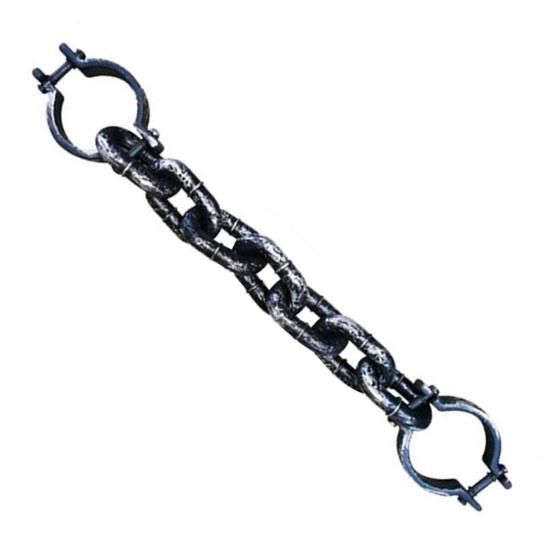1 Set Halloween Prisoner Costume Chain Props Death Plastic Chain Decoration Prisoner Costume Accessories Cosplay Props Halloween Masquerade Party