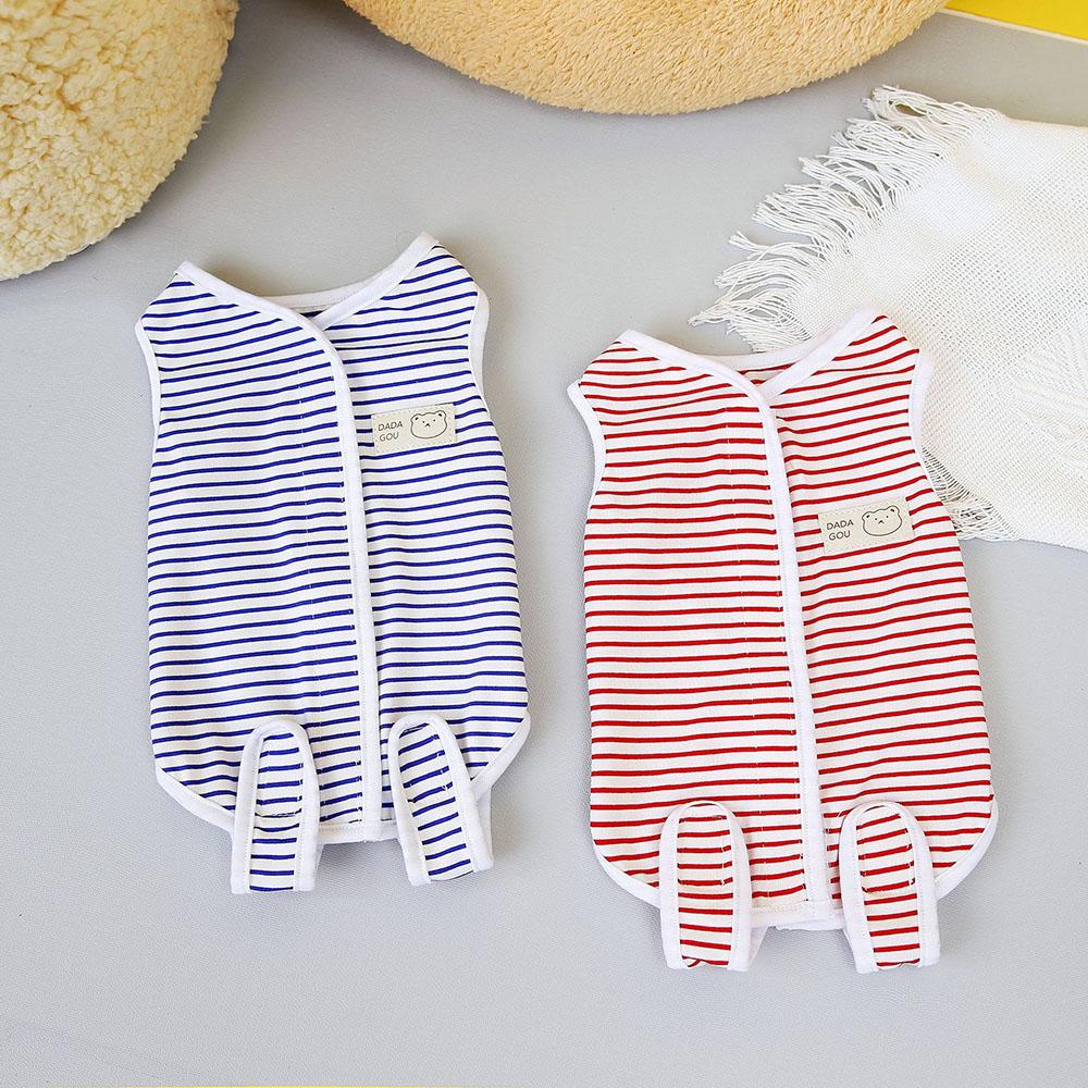 Cat Recovery Suit Puppy Dog Kitten Surgical Full Bodysuit for Abdominal Wound Protector Anti Licking Male & Female Pets Clothing