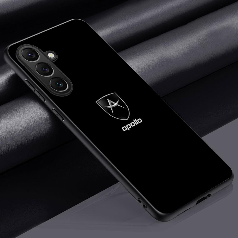 Apollo IE Automobil Cool Sports Car Phone Case For Samsung Galaxy S26 S25 S24 S23 S22 S21 Plus Ultra Note20 Soft Black