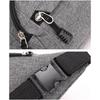 Men's Solid Color Simple Sports Chest Bag, Waist Bag, Multi-functional Sports Outdoor Leisure Shoulder Messenger Bag.