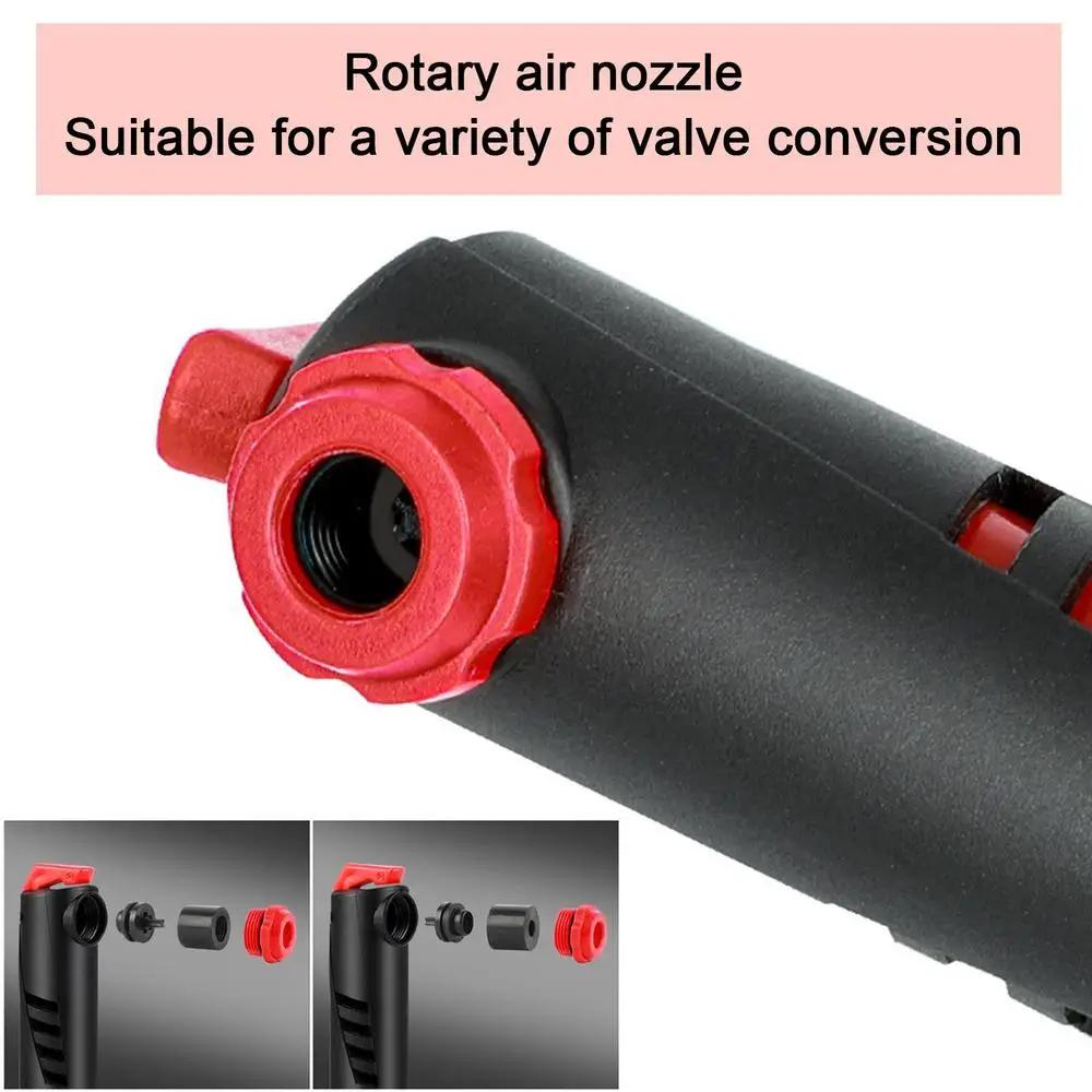 Bicycle Pump Portable Retractable Mini Hand Pump High Pressure Outdoor Ball Pump Inflator Bicycle Floor Pump Easy To Carry