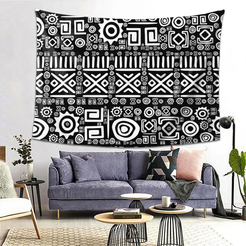 Ethnic African Pattern Tapestry Decor Art Aesthetic Tapestries for Living Room Bedroom Home Wall Cloth Wall Hanging