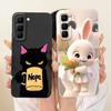 For Infinix Hot 70 X6895 Cute Cat Flower Cartoon Phone Case For Infinix Hot70 Soft Silicone Covers Bumpers