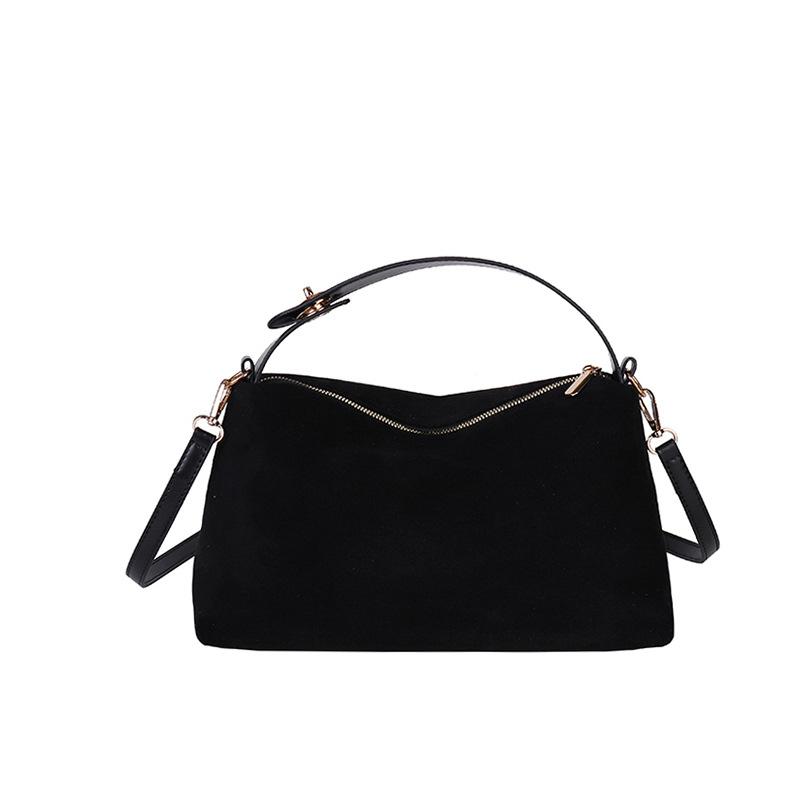 

Бостонська трендова одноплечова сумка під пахвами великої місткості, сумка-подушка для поїздок на роботу чорний