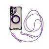 Back Bracket Mobile Phone Case Suitable for Samsung S25 Apple IPhone 16 Promax Crossbody Adjustable Lanyard To Prevent Falling