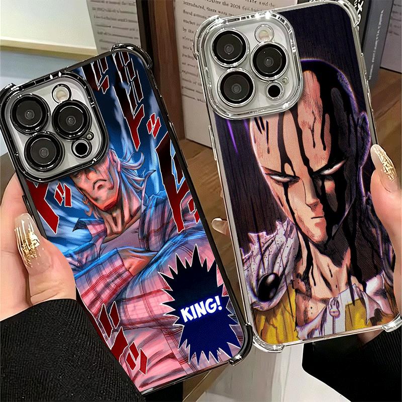 One P-Punch-Mans Saitama King Soft Phone Case For Xiaomi Poco X7 X8 Pro Max X6 X5 X3 F8 Ultra F7 M8 M7 M5S Redmi 15C 15A 15 14C