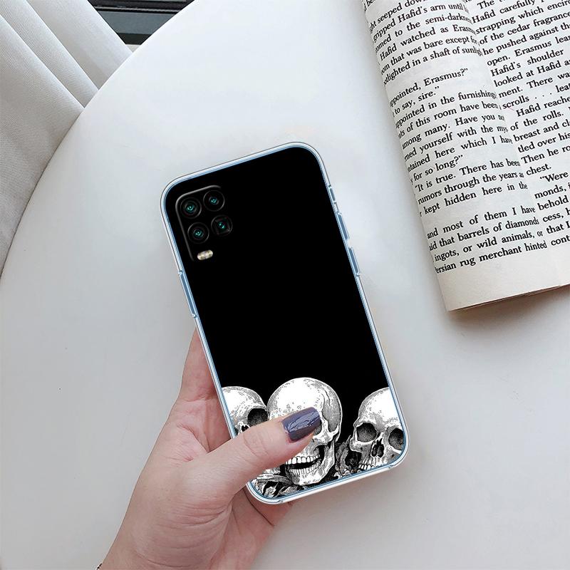 Skeleton Skull Transparent Phone Case for Motorola Moto G40 G04 G05 One Ace Action Fusion + Plus Hyper Macro Vision Zoom