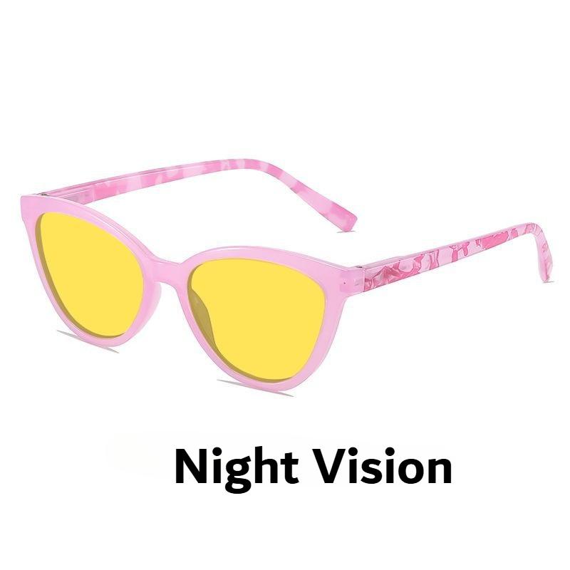 Personalized Cat Eye Night Vision Anti Blue Light Glasses for Men and Women Protect The Eyes for Computer Sports Game Goggles