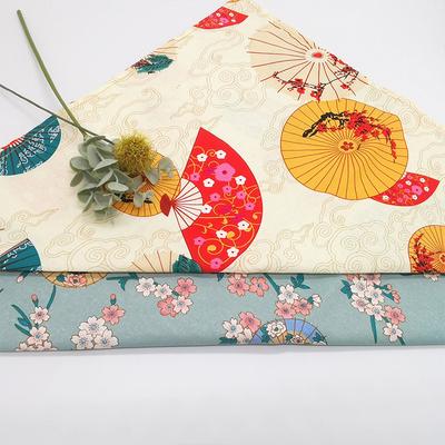 90/70cm Japanese Handkerchief Furoshiki Floral Print Bento Gift Wrapping Cloth Multifunctional Home Dust Cover Tablecloth Square
