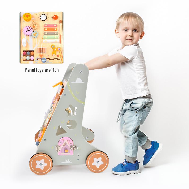 Wooden Baby Push Walker Stroller: Ideal First Birthday Gift