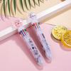 1Pc Colors Korean Ins Cute Butterfly Ballpoint Pen Student Stationery Sequins Rollerball Pen Multi-functional Office Pen Gift Back To School Season