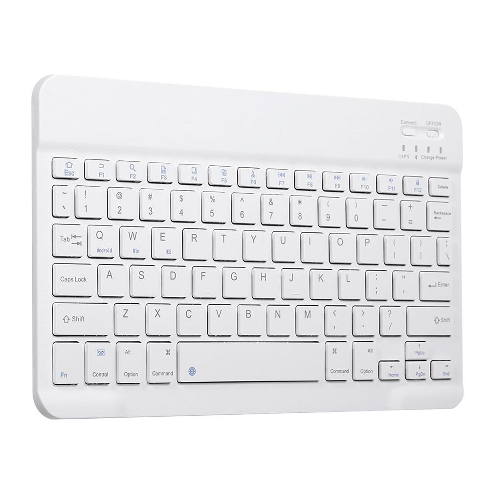 10 Inch Portable BT Keyboard Mouse Combo 78 Keys Rechargeable Mini Keyboard 3-gear DPI Adjustable