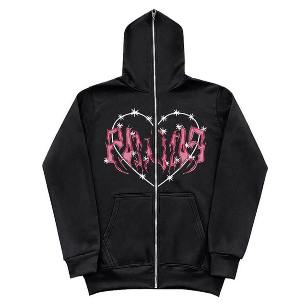 Куртка с капюшоном в стиле ретро Харадзюку — фото 13