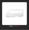Billyktlys linsedeksler for BMW 3-serie E46 318i 320i 325i 4-dørs Sedan 2002-2005 Frontlyktlyktdeksel
