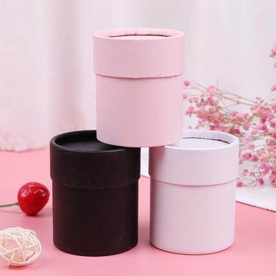 Flower Bucket Round Hug Bucket Gift Box Bouquet Packaging Cylindrical Flower Box Diy Wedding Valentines Day Gift 6.5*7.5Cm
