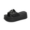 Slippers women's new thick-soled heightened non-slip summer outer wear indoor new EVA thick-soled muffin shoes comfortable one-word drag