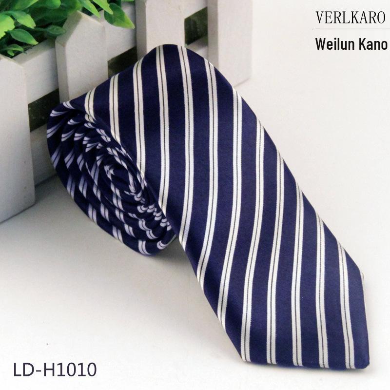 Multi-Color Student 5cm Narrow British Casual Polyester Silk Printed Tie