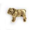 Bulldog, English Bulldog, British Bulldog I - Dog Brooch In Decorative Box, Elegant Gold-plated Pin, Art-Dog Brand Jacket Pin