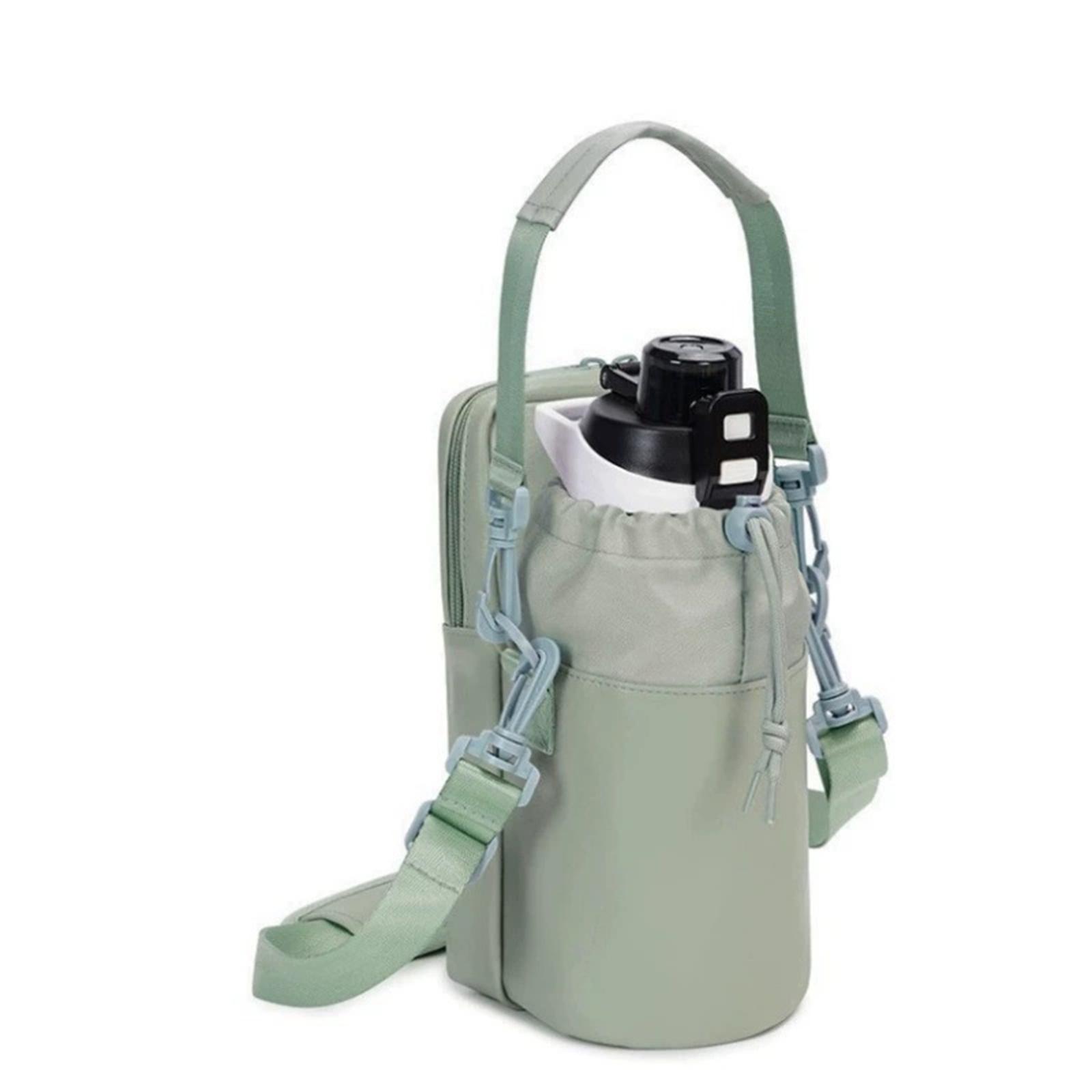 

Outdoor Water Bottle Bag – Inclined Vibration Hanging Bag with Phone Pocket, Portable Carrier for Hiking & Sports One Size