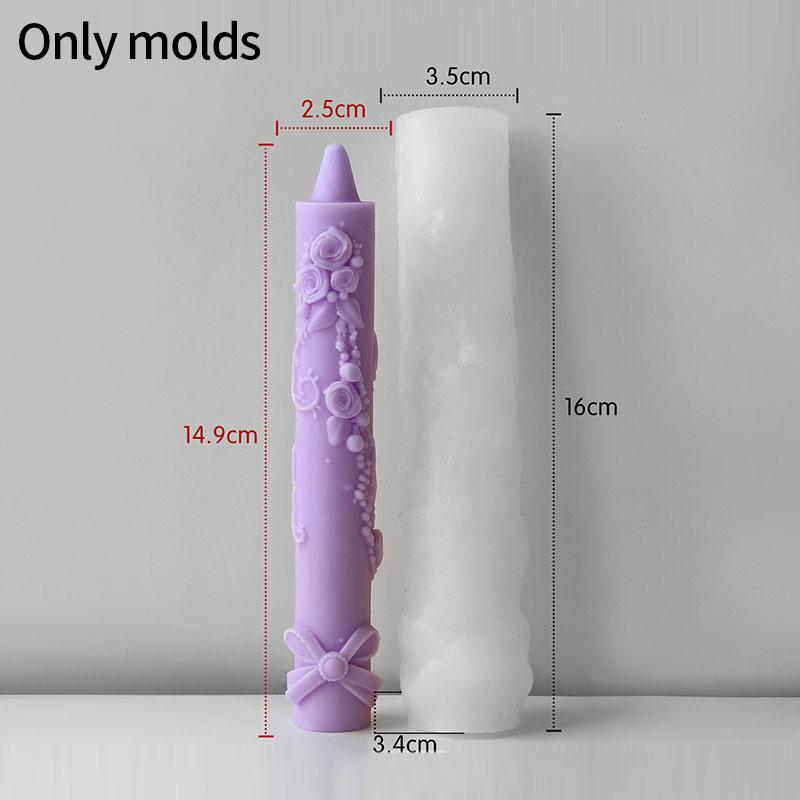 Wedding Series Aromatherapy Candle Silicone Mold DIY Champagne Shape Decorations Mould for Wedding Decor and Handmade Gifts