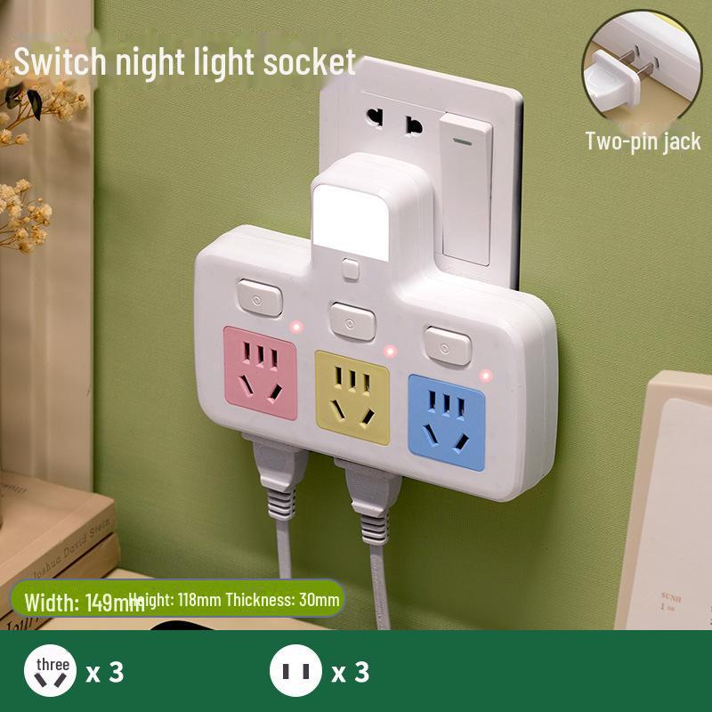 Pure Copper Multi-Function USB Power Strip with Wireless Plug Board