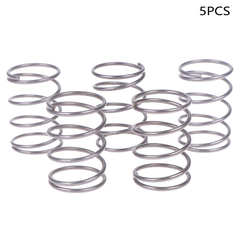 5Pcs Trimmer Head Replacement Spring Compatible With Lawn Trimmer Weed Eater Component # 678749001 - Durable Metal Coil Spring