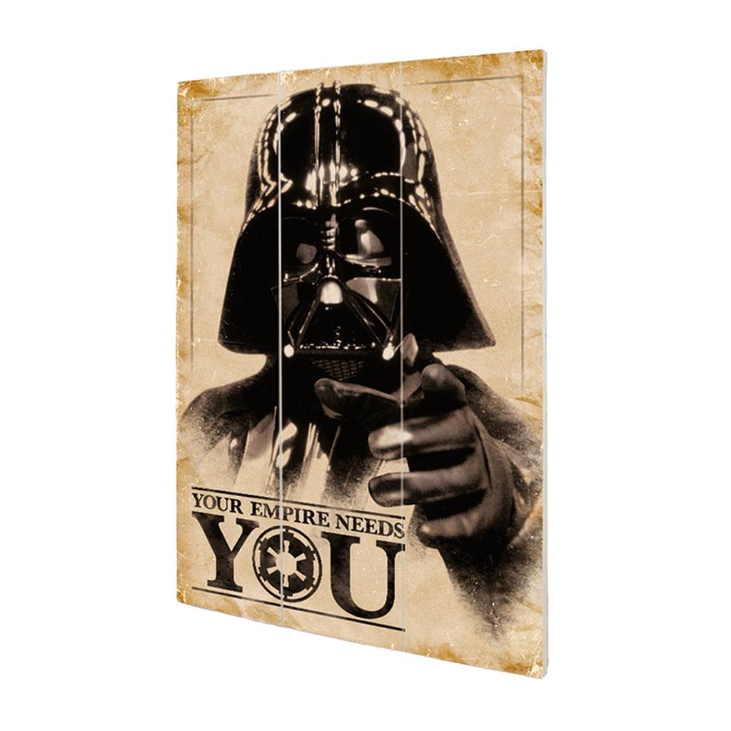 Star Wars Your Empire Needs You Wood Print