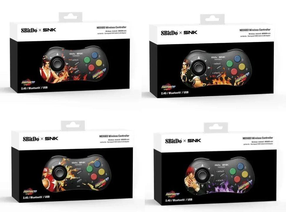Set 4 8BitDo NEOGEO Wireless Controller CY-8BDNWC Mini/PC