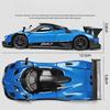 Diecast 1:36 Pagani Zinda R Sports Car Model Simulation Alloy Pull Back Toy Car Model Toy Vehicle Children Boy Birthday Gift
