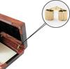 4pcs Coppers Brass Furniture Hinges 8-18mm Cylindrical Hidden Cabinet Concealed Invisible Door Hinges For Hardware Gift Box