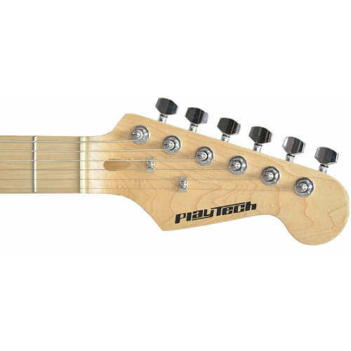 PLAYTECH ST250 Stratocaster-Type Electric Guitar, S-S-H, Maple White