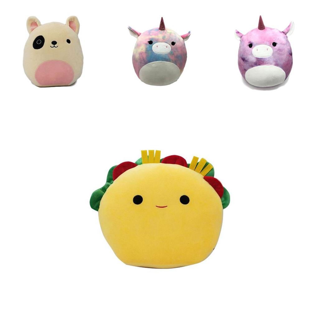 Delightfully Soft Squishmallow Hamburger Plush Toy Large Pillow For Kids And Adults