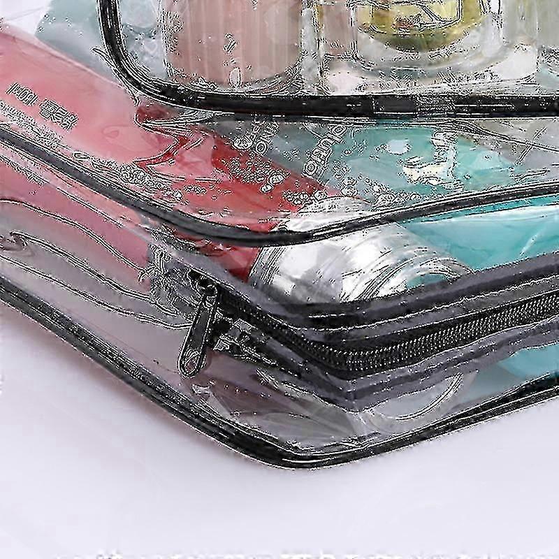 3-Pack TSA Approved Clear Liquid Bags for Air Travel | Leakproof Toiletry Pouches | Holiday Hand Luggage Essentials-2025