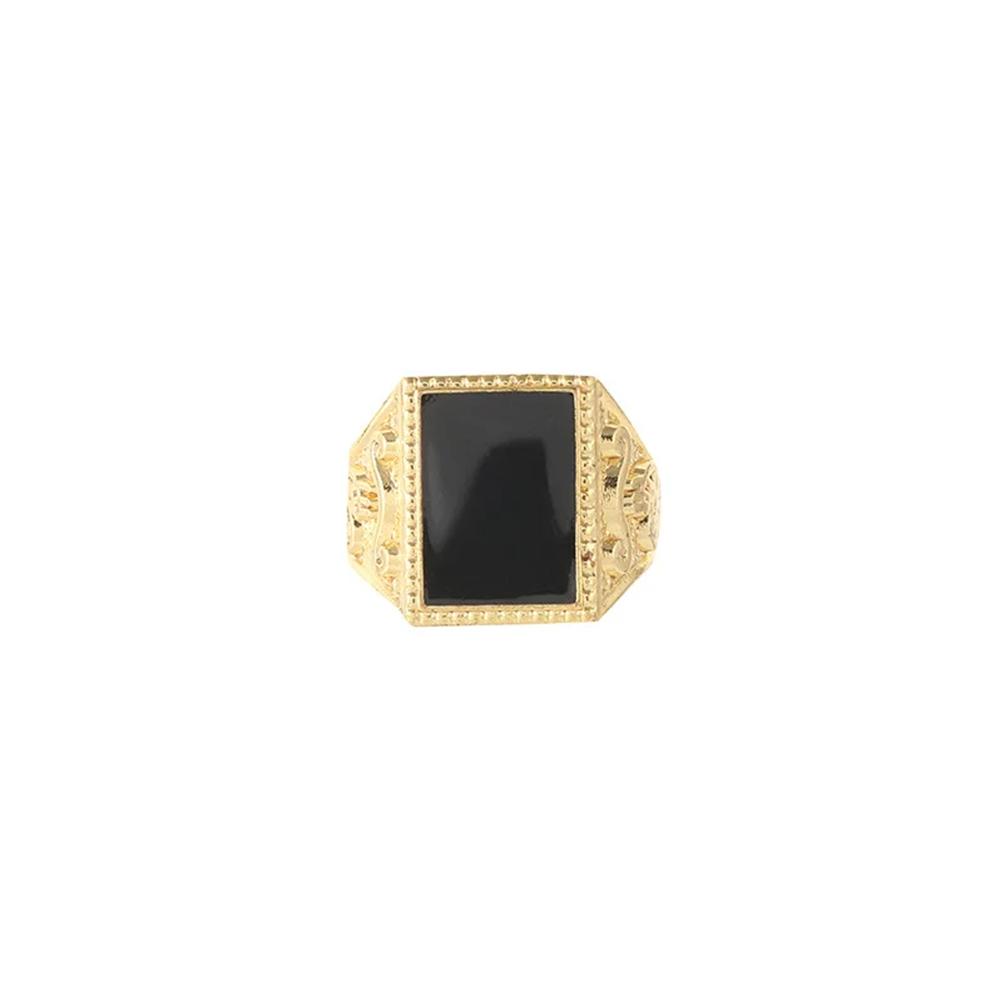 Africa Map Ring Black Oil Drop Charm Fashion Gold Color Jewelry Men Women Gifts Nigeria Ghana Congo Wedding Gifts Birthday Party