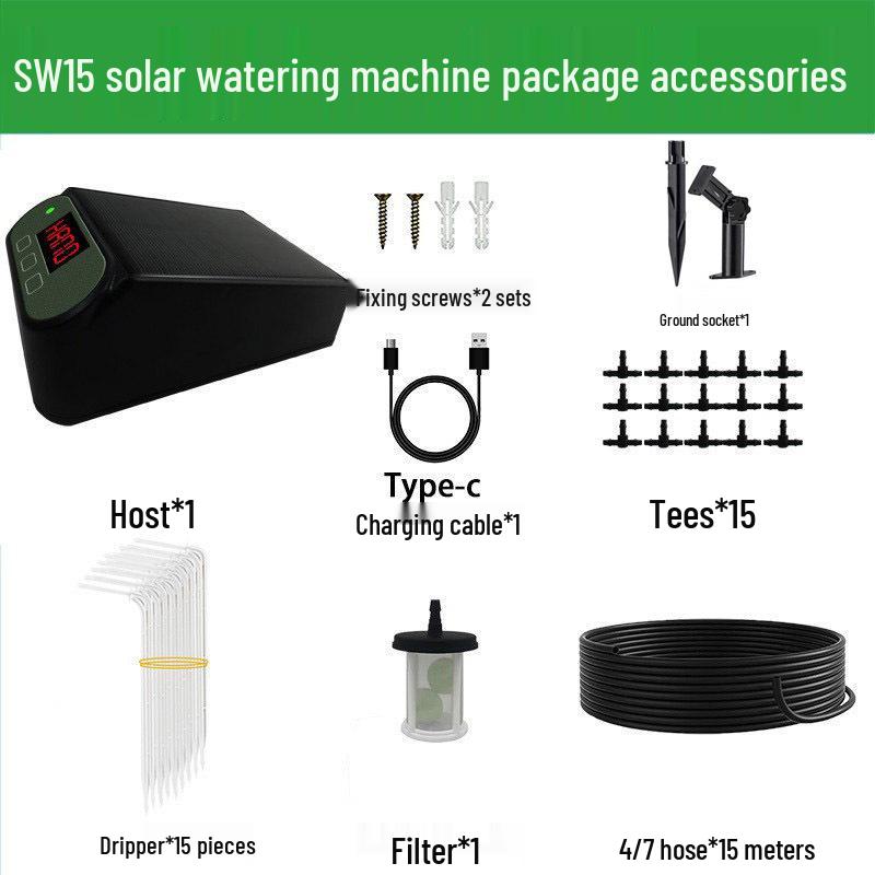 Automatic Anti-Siphon Micro-Drip Irrigation & Hedge Trimmer System