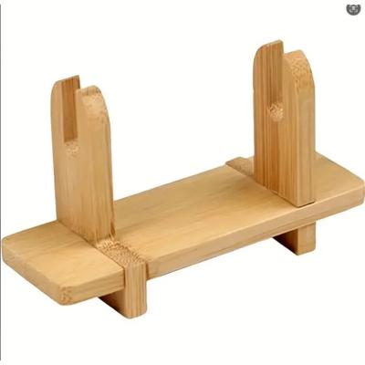 1 Stück Langlebiger Bambus Chinesischer Faltfächer Ständer Basis Fächer Ausstellungsständer Faltfächer Ständer Display Halter Heimdekoration