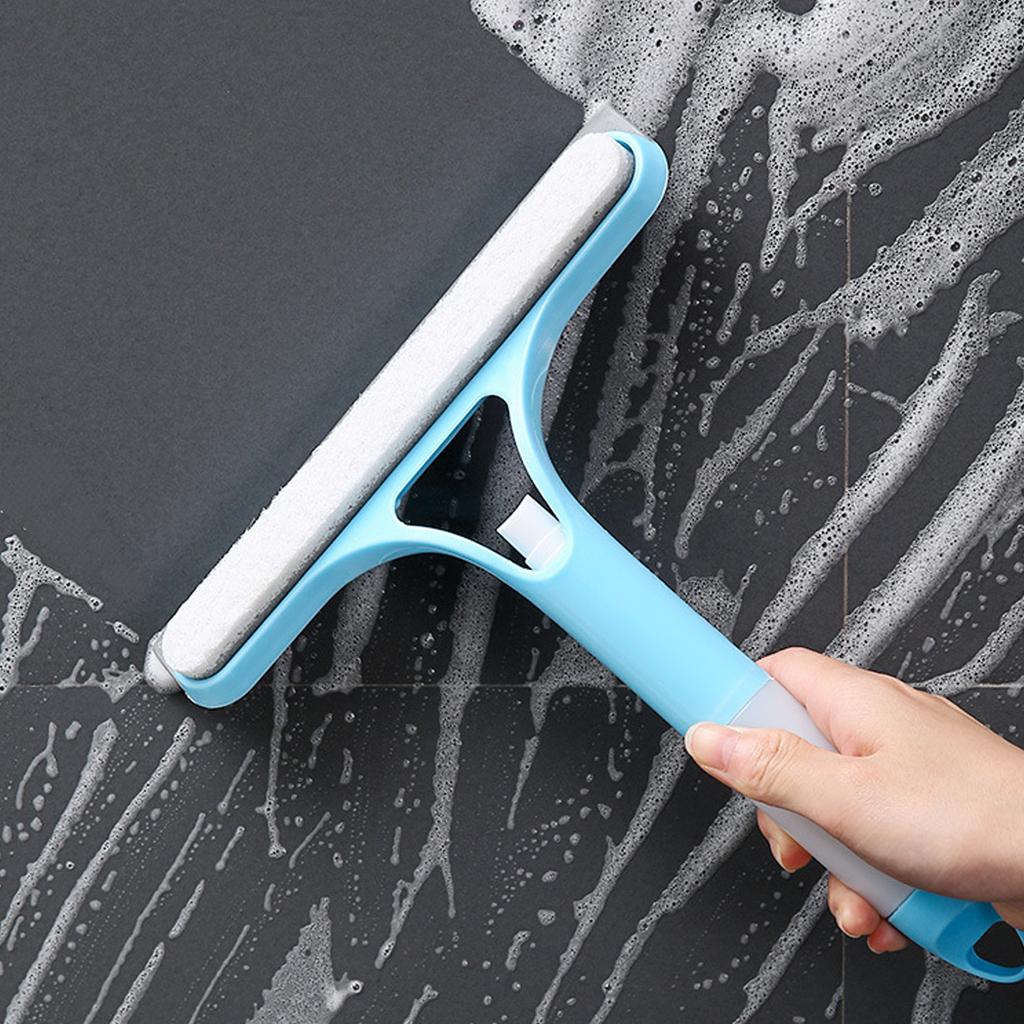 3 in 1 Window Cleaner Tool with Ergonomic Handle for Glass Surfaces Kitchen Bathroom Car Windows