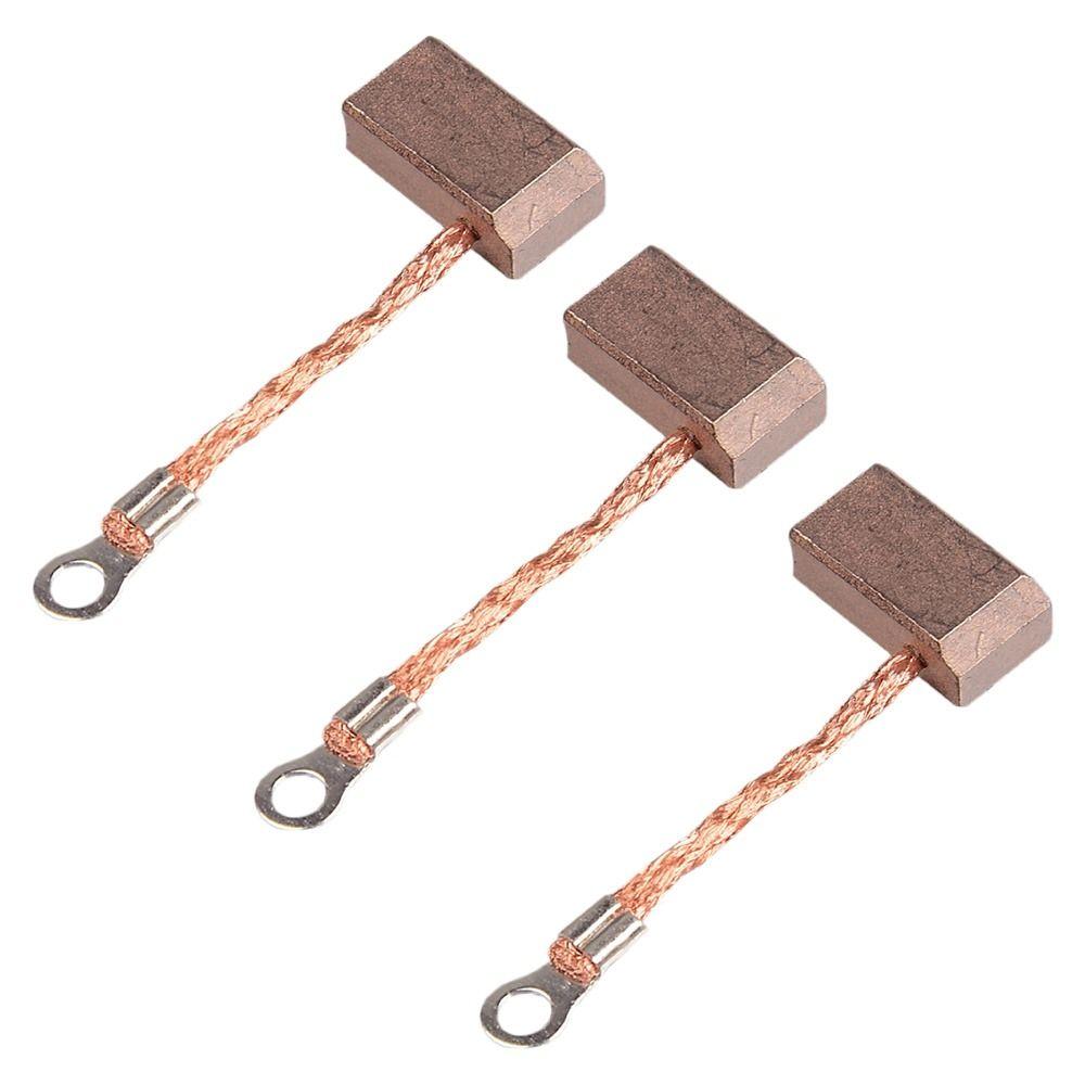 4pcs Hand Tools J465 11*10*20mm Carbon Brushes Wire Electric Motor Leads Generator Brush Replacement