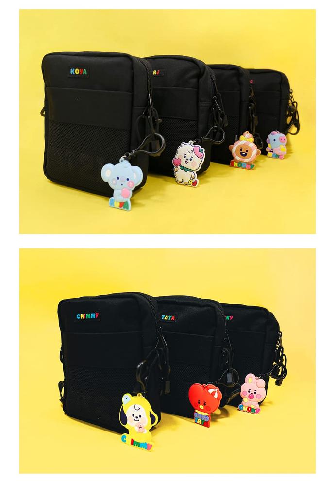 Solomon Shoji BT21 Black Mobile Bag MOBILE BAG Bag (RJ) BT21-MPD-RJ