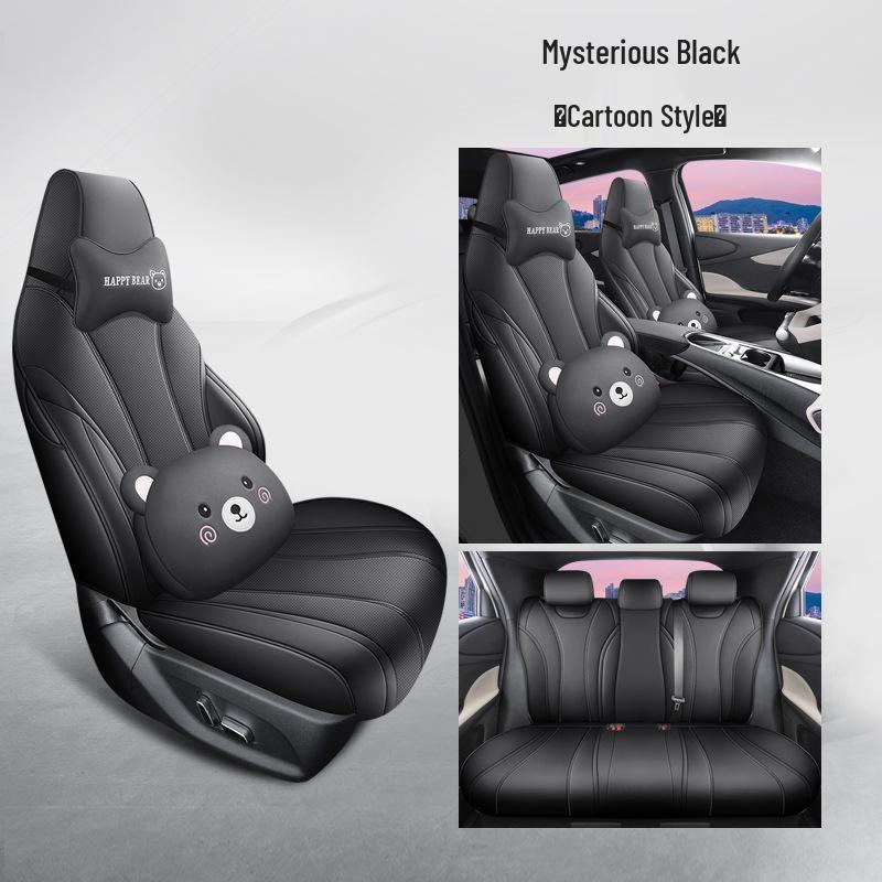 BYD Dolphin Leather Car Seat Cushion - All-Season, Universal Fit