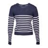 Pull femme raye bouton epaule rakel Femme BURTON OF LONDON