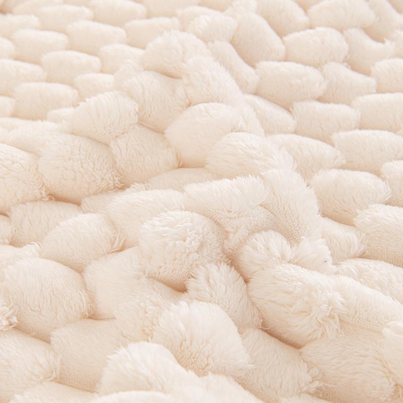 A  Hair Sofa Cushion, Non-Slip And Comfortable Cotton Velvet, Winter Plush  New Cover, Cover Cloth, Seat Cushion.