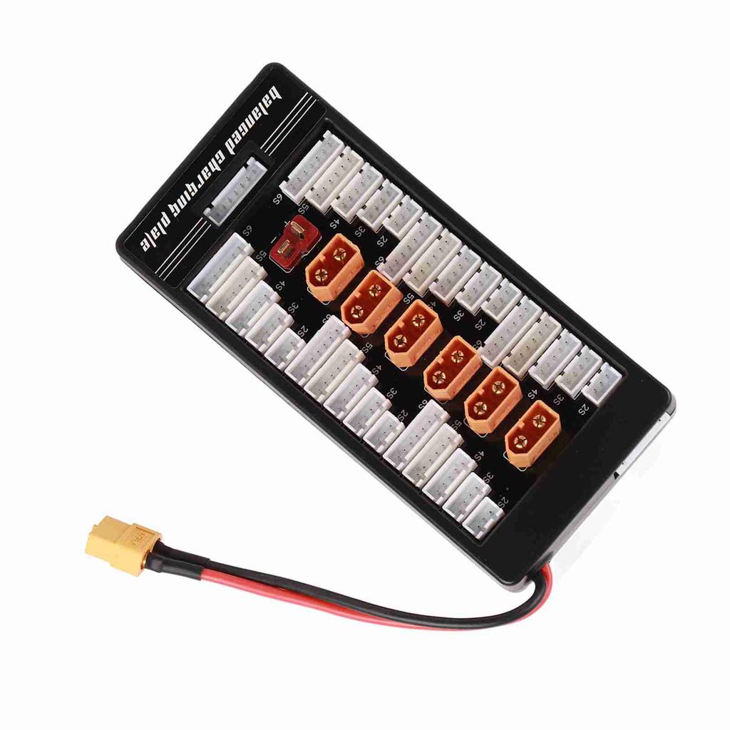 Parallel Charging Board, 6S   Battery Balance   for RC Model with XT60 Plug,   Charging for 1-6 Lithium Batteries Simultaneously