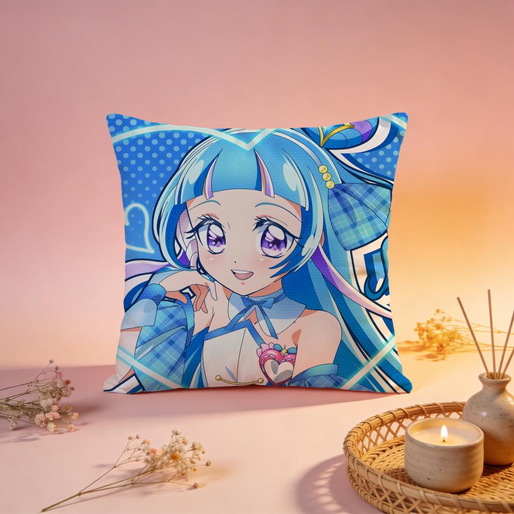 Hot YYYou and Idol Pretty Cureed Cushion Cover Comfortable Durable Pillow Cover MultiScene for Home Office Car Sofa