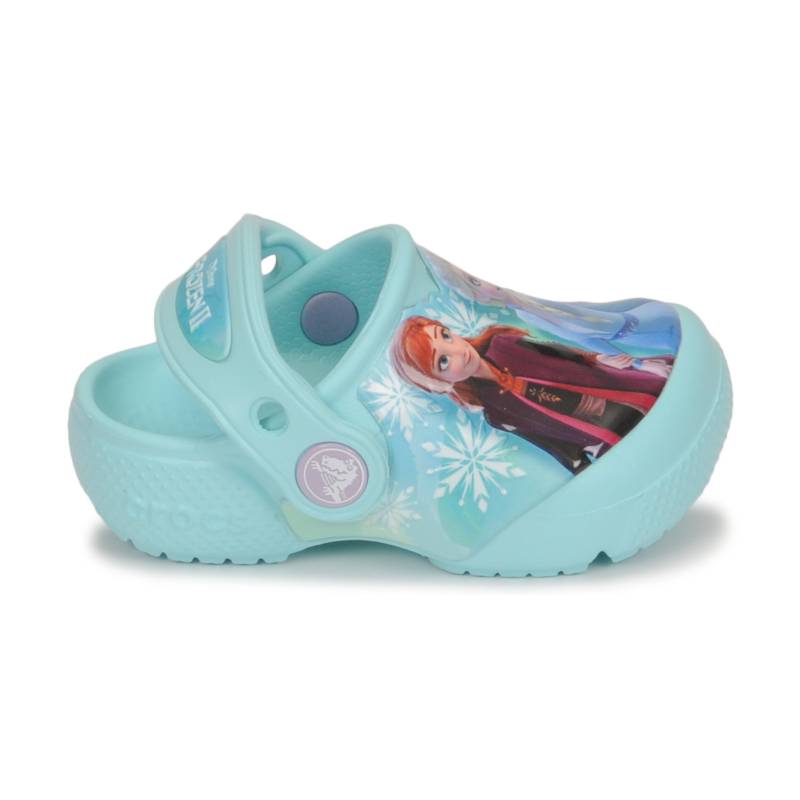 Frozen 2 X Crocs Clog Toddler Fun Lab - Anna And Elsa Kids Sneakers Blue Ice-Blue 206804-4O9