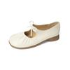 Thick-heeled Single Shoes for Women, One-strap Shoes, Soft-soled Grandma Shoes