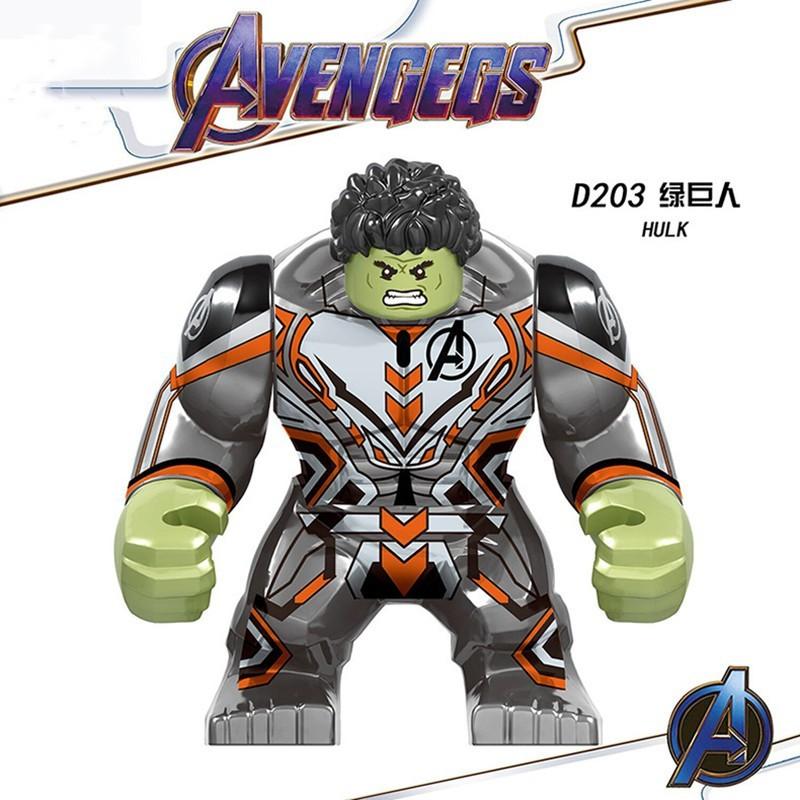 Lego Hulk Outrider Iron Man Thor Spiderman Thanos Avengers Minifiguren Bausteine Spielzeug