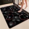 Dark Satanic Black Metal Art Patterned Rug Allseason Carpet For Entryway Home Party Decor Gift For Friends